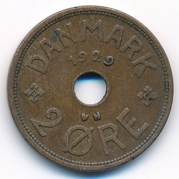 Дания, 2 эре (1929 г.)
