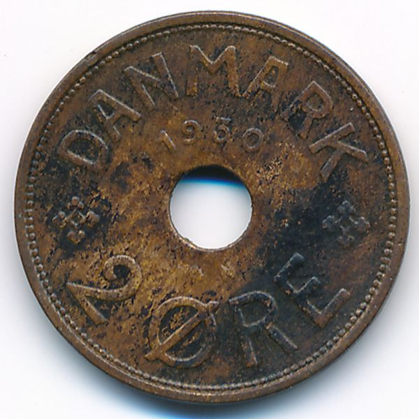 Дания, 2 эре (1930 г.)