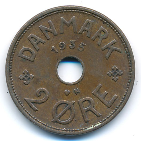 Дания, 2 эре (1935 г.)