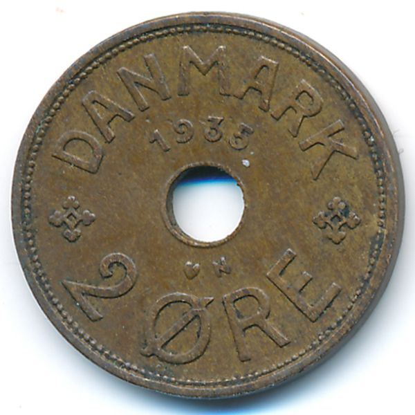 Дания, 2 эре (1935 г.)