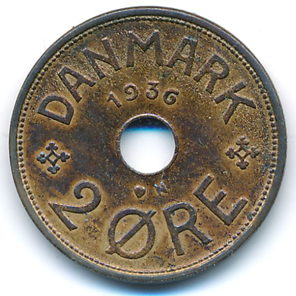 Дания, 2 эре (1936 г.)