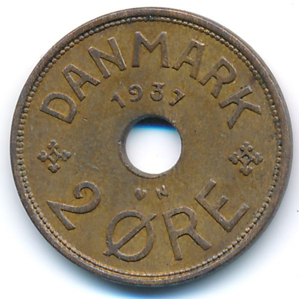 Дания, 2 эре (1937 г.)