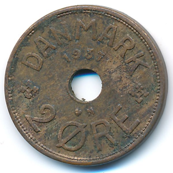 Дания, 2 эре (1937 г.)