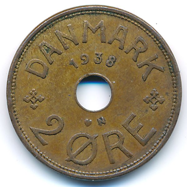 Дания, 2 эре (1938 г.)
