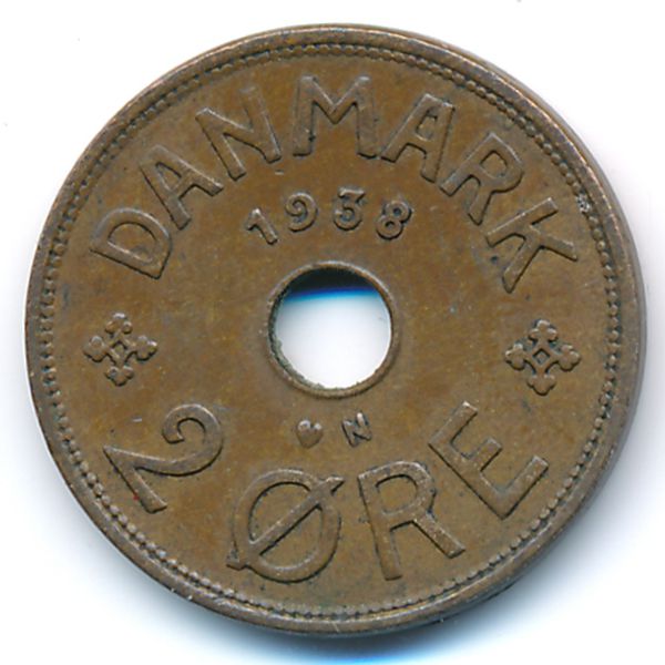 Дания, 2 эре (1938 г.)