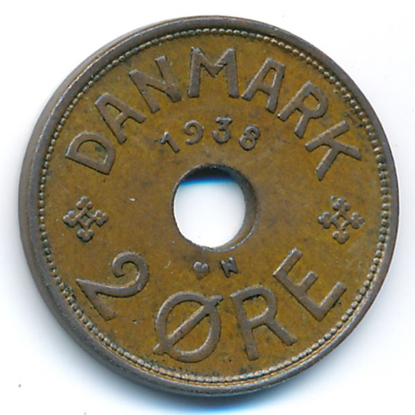Дания, 2 эре (1938 г.)