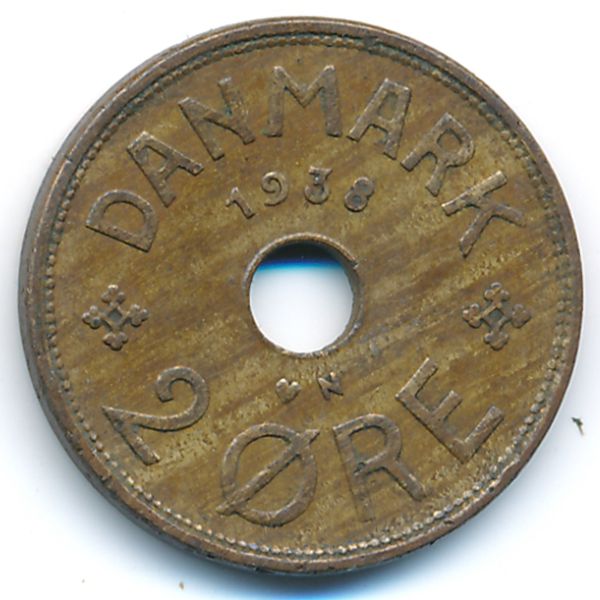Дания, 2 эре (1938 г.)