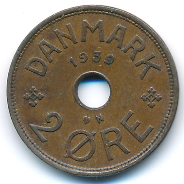 Дания, 2 эре (1939 г.)