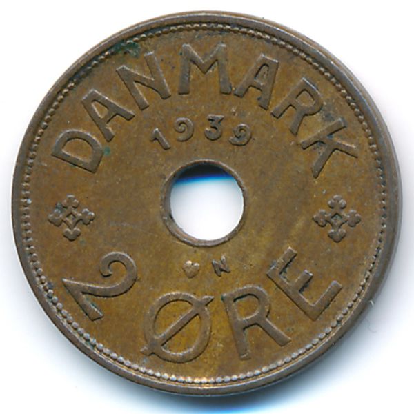 Дания, 2 эре (1939 г.)