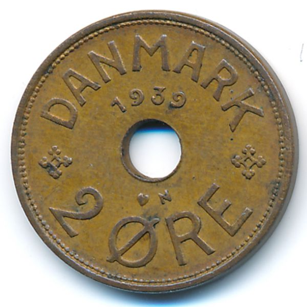 Дания, 2 эре (1939 г.)