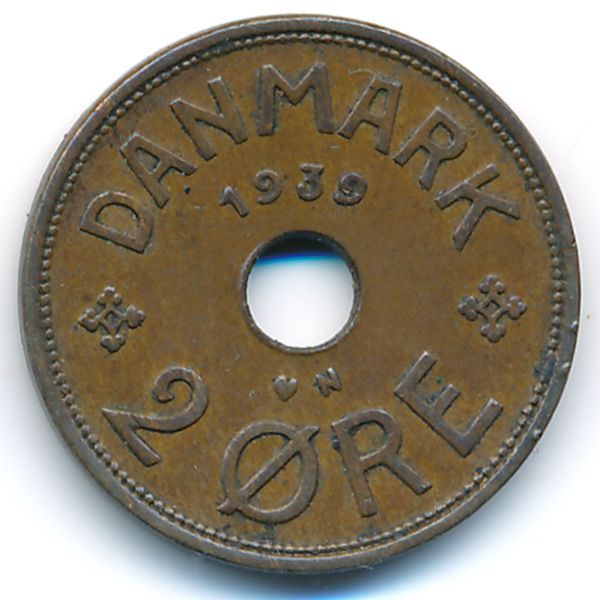 Дания, 2 эре (1939 г.)