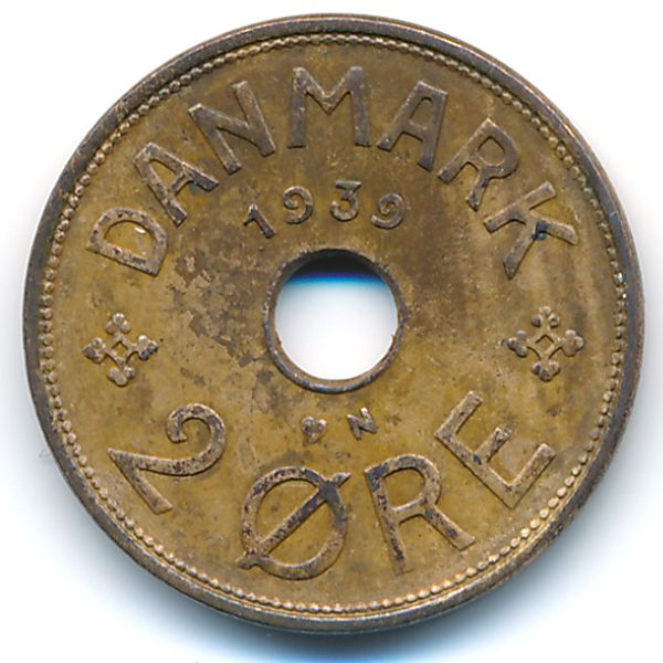 Дания, 2 эре (1939 г.)