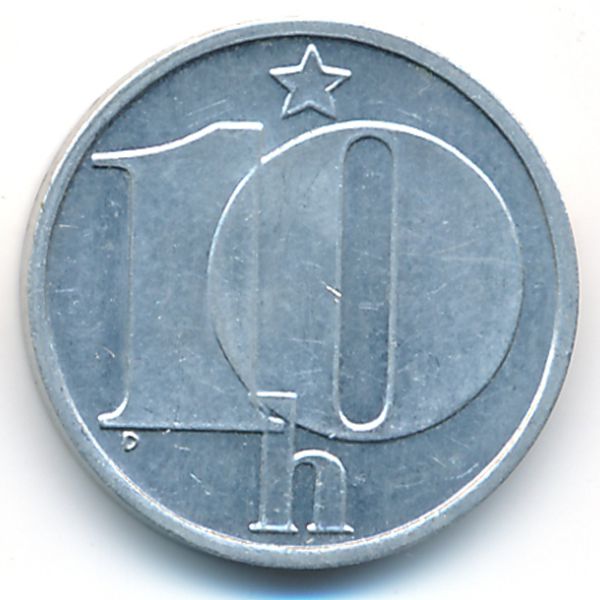 Чехословакия, 10 гелеров (1985 г.)