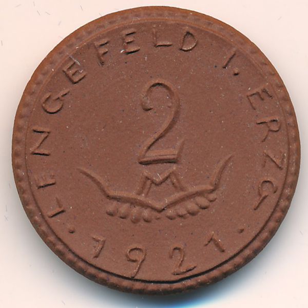 Ленгефельд., 2 марка (1921 г.)