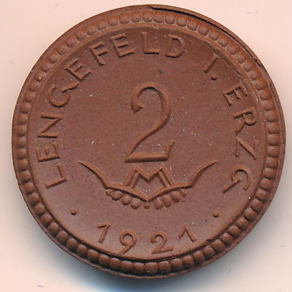 Ленгефельд., 2 марка (1921 г.)