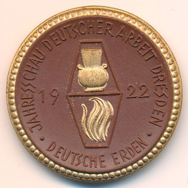 Дрезден., Медаль (1922 г.)
