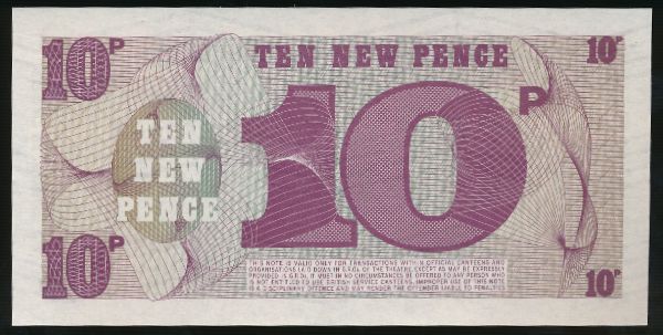 Великобритания, 10 новых пенсов (1972 г.)