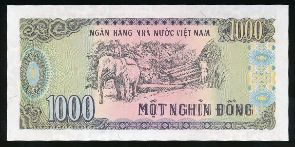 Вьетнам, 1000 донг (1988 г.)