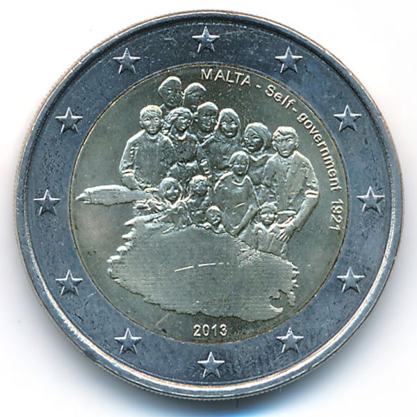 Мальта, 2 евро (2013 г.)
