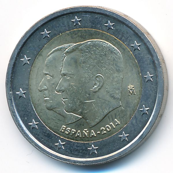 Испания, 2 евро (2014 г.)