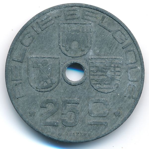 Бельгия, 25 сентим (1943 г.)