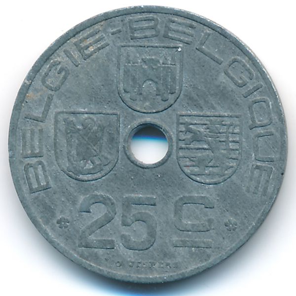 Бельгия, 25 сентим (1944 г.)