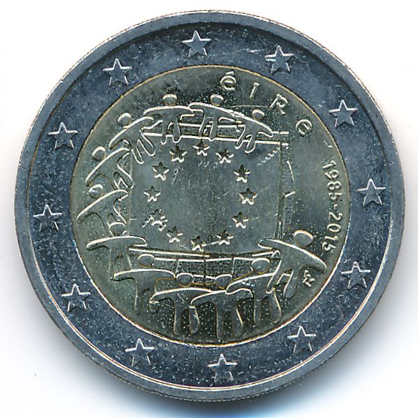 Ирландия, 2 евро (2015 г.)