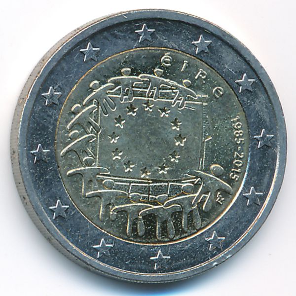 Ирландия, 2 евро (2015 г.)