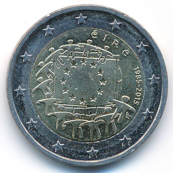 Ирландия, 2 евро (2015 г.)