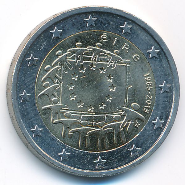 Ирландия, 2 евро (2015 г.)