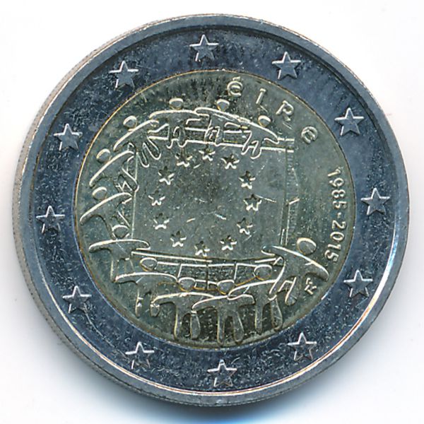 Ирландия, 2 евро (2015 г.)