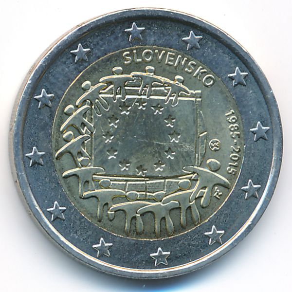 Словакия, 2 евро (2015 г.)