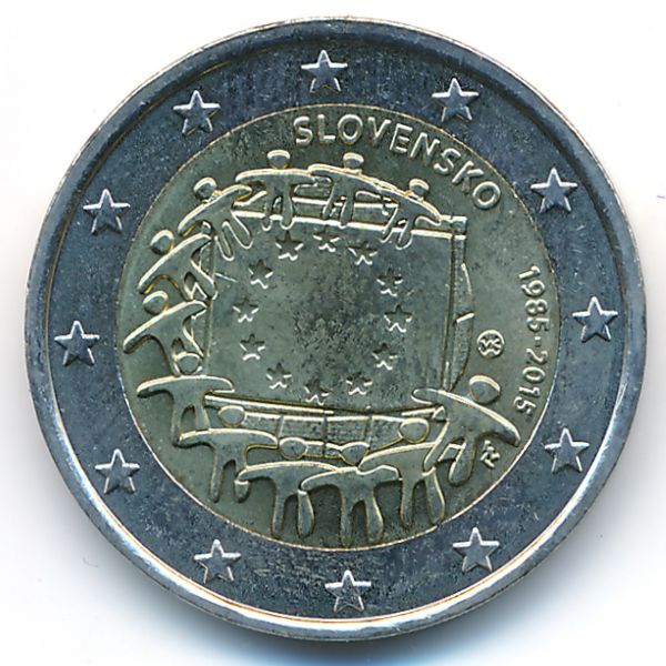 Словакия, 2 евро (2015 г.)