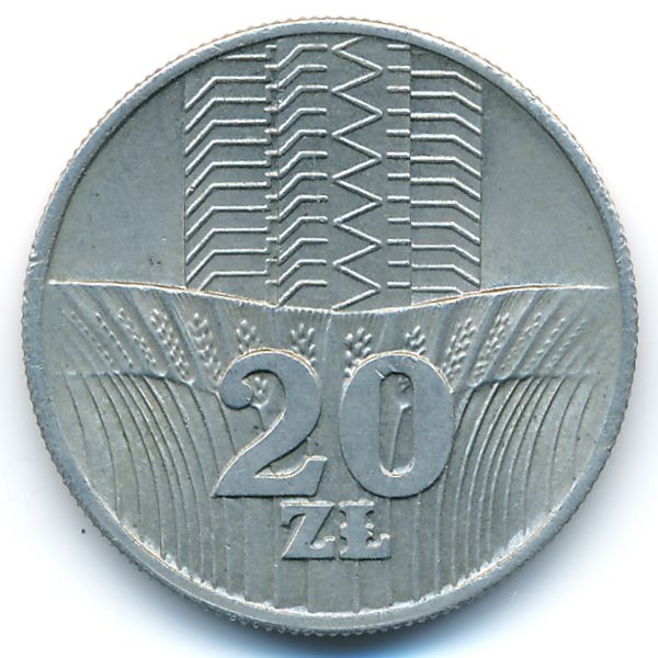 Польша, 20 злотых (1974 г.)