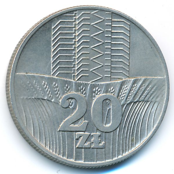 Польша, 20 злотых (1974 г.)