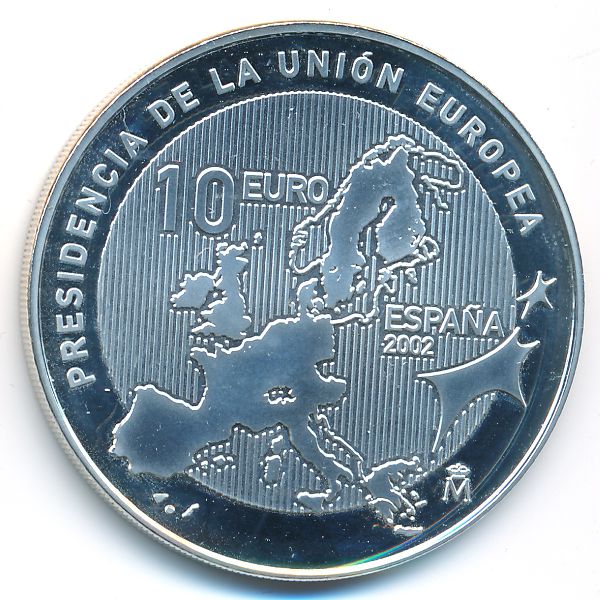 Испания, 10 евро (2002 г.)
