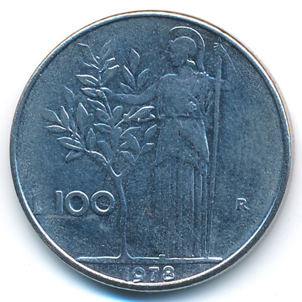 Италия, 100 лир (1978 г.)