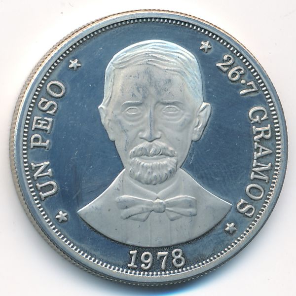 Доминиканская республика, 1 песо (1978 г.)