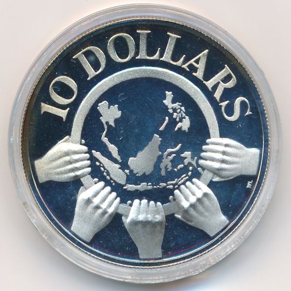 Сингапур, 10 долларов (1977 г.)