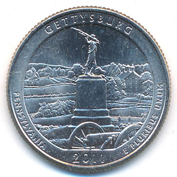 США, 1/4 доллара (2011 г.)