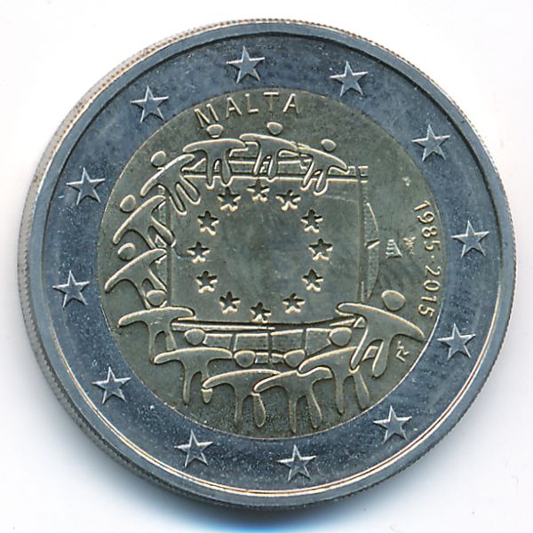 Мальта, 2 евро (2015 г.)