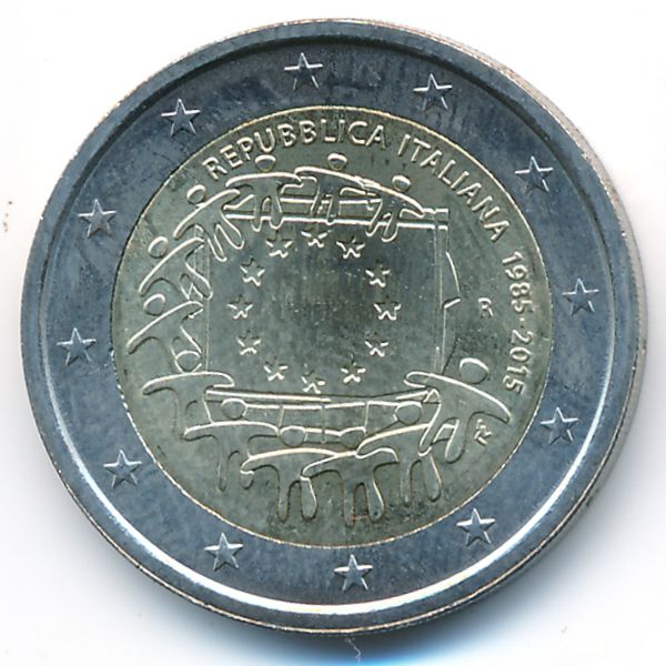 Италия, 2 евро (2015 г.)