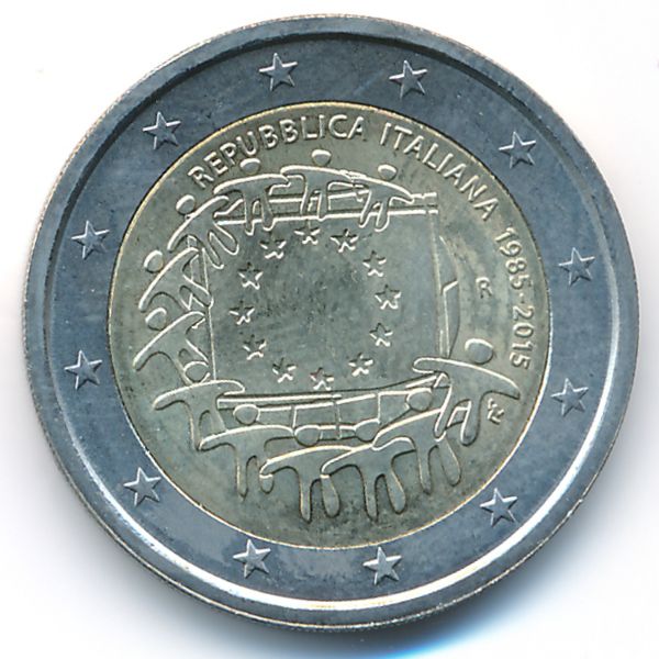 Италия, 2 евро (2015 г.)