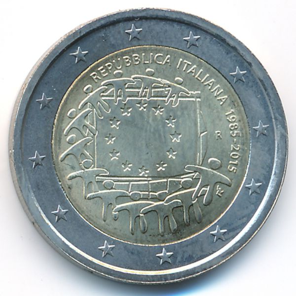 Италия, 2 евро (2015 г.)