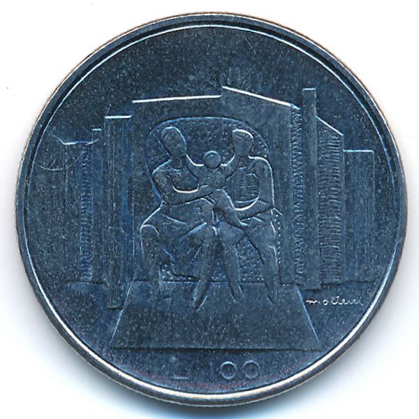 Сан-Марино, 100 лир (1976 г.)