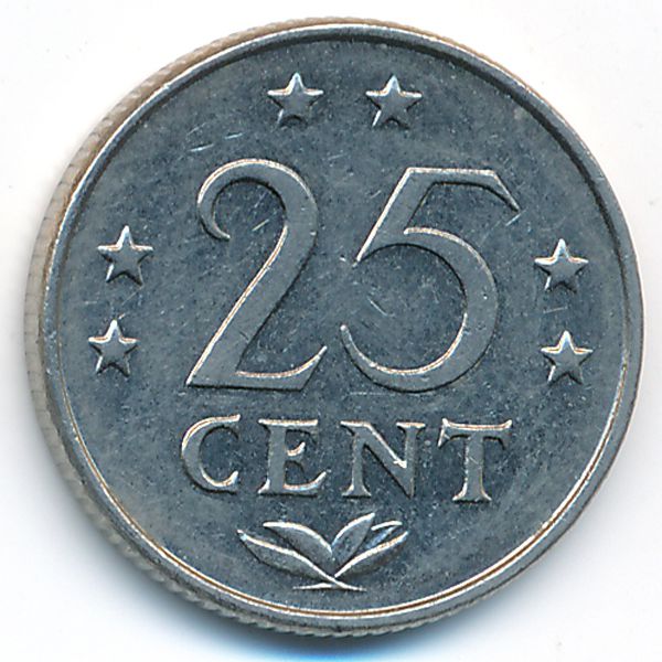 Антильские острова, 25 центов (1978 г.)