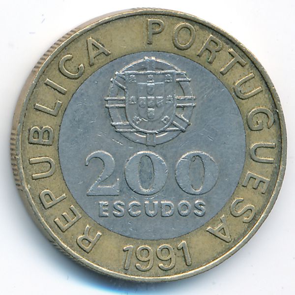 Португалия, 200 эскудо (1991 г.)