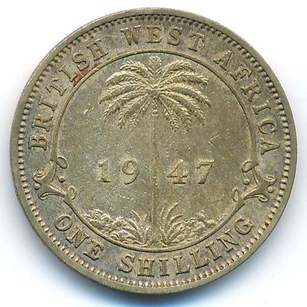 Британская Западная Африка, 1 шиллинг (1947 г.)