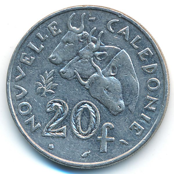 Новая Каледония, 20 франков (1990 г.)