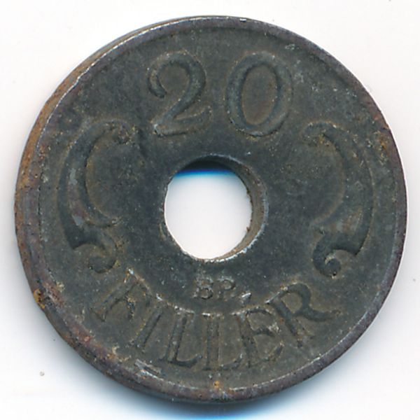 Венгрия, 20 филлеров (1941 г.)